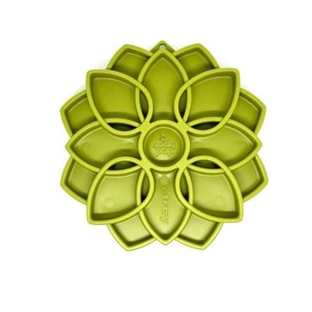 Comedouro Lento para cachorro SodaPup Mandala Etray Verde Musgo