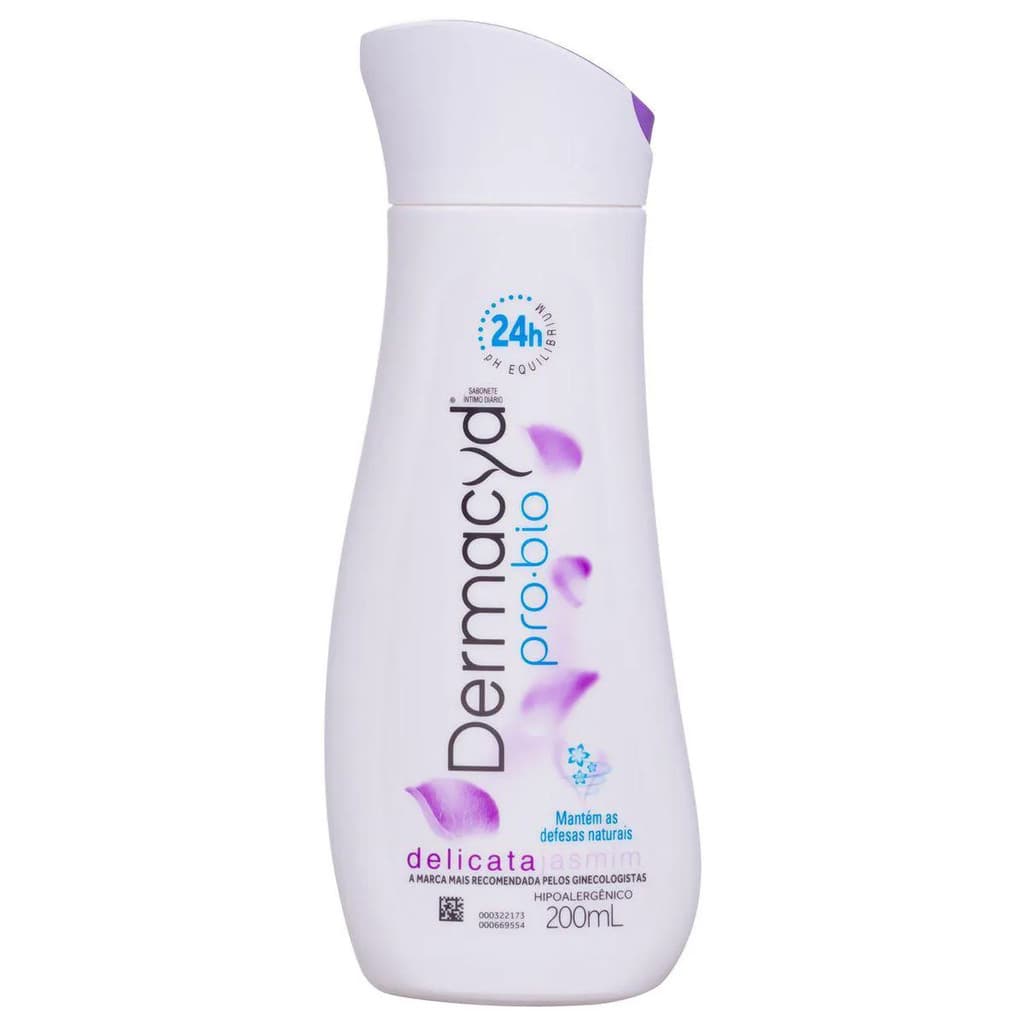 Sabonete Íntimo Dermacyd Pro-Bio Delicata Jasmim 200ml – Proteção, Frescor e Cuidado Diário