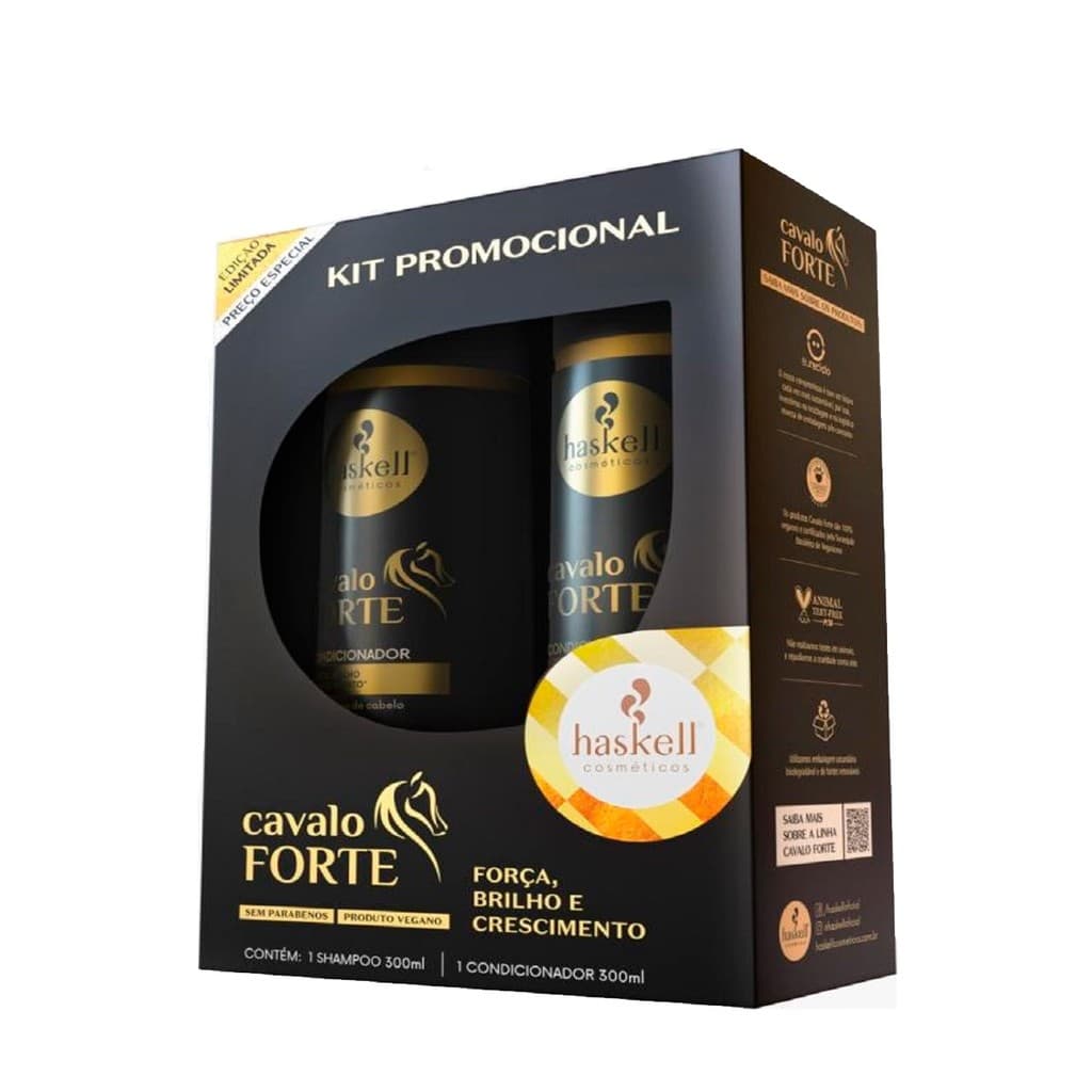 Kit Promopack Haskell Cavalo Forte Crescimento e Força 300ml