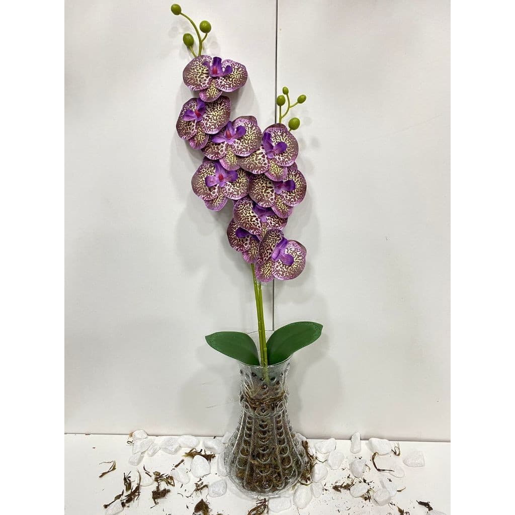 Orquídea Artificial Silicone C/ Folha Alta Qualidade, Decoração, Arranjosyy