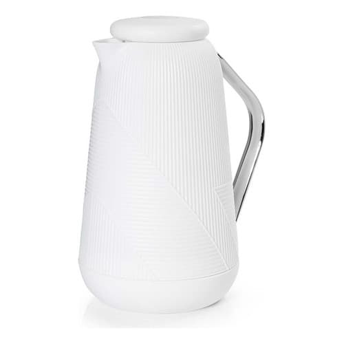 Garrafa Térmica 1 Litro Bari Para Chá Café Branca Termopro