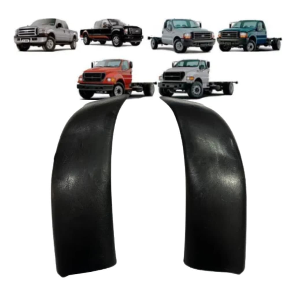 Par Moldura Acabamento Lateral Teto Cabine F250 350 4000