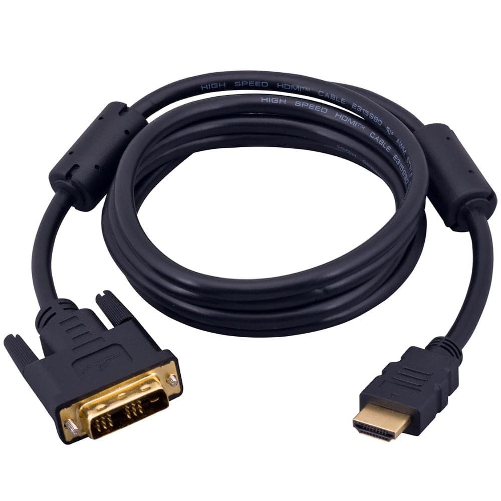 Cabo DVI para HDMI, adaptador HDMI macho para DVI-D macho