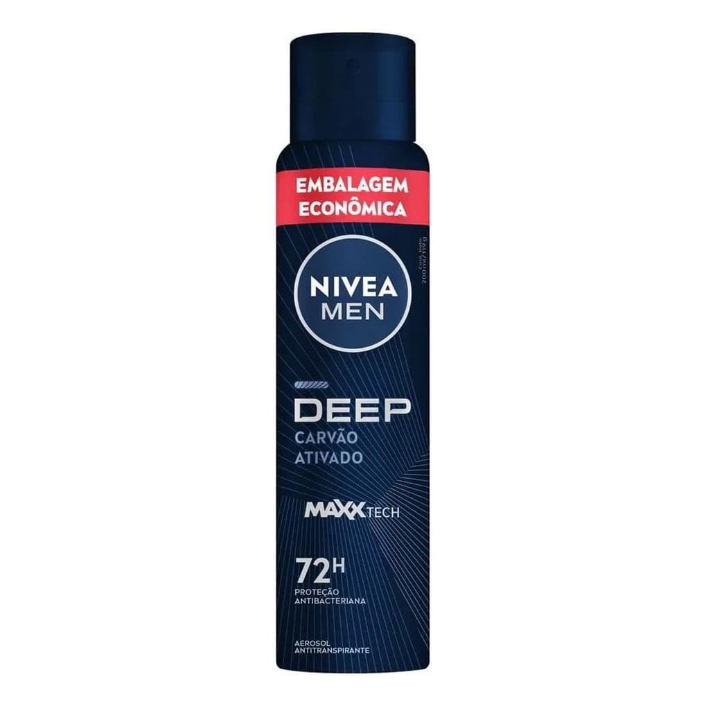 NIVEA MEN Aerossol Deep Carvao Ativado 200ml
