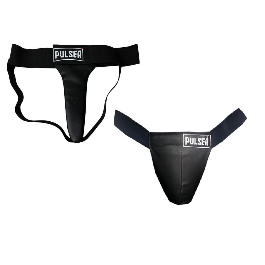 Coquilha PU Protetor Genital Boxe Muay Thai Kickboxing Pulser