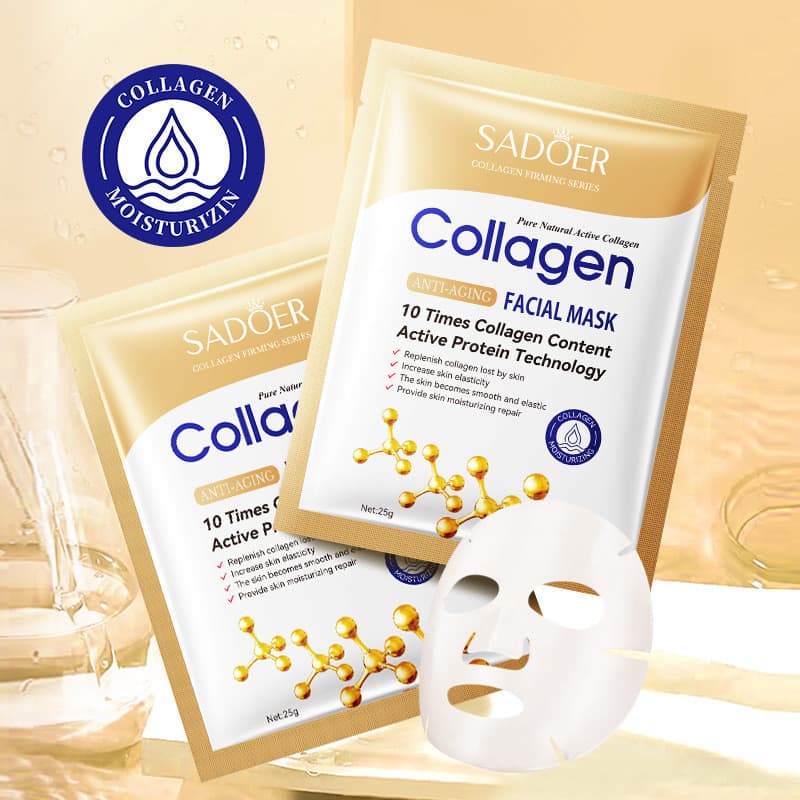 Conjunto Máscara Facial Antirrugas Firmadora Hidratante Iluminadora | Pele Jovem e Radiante