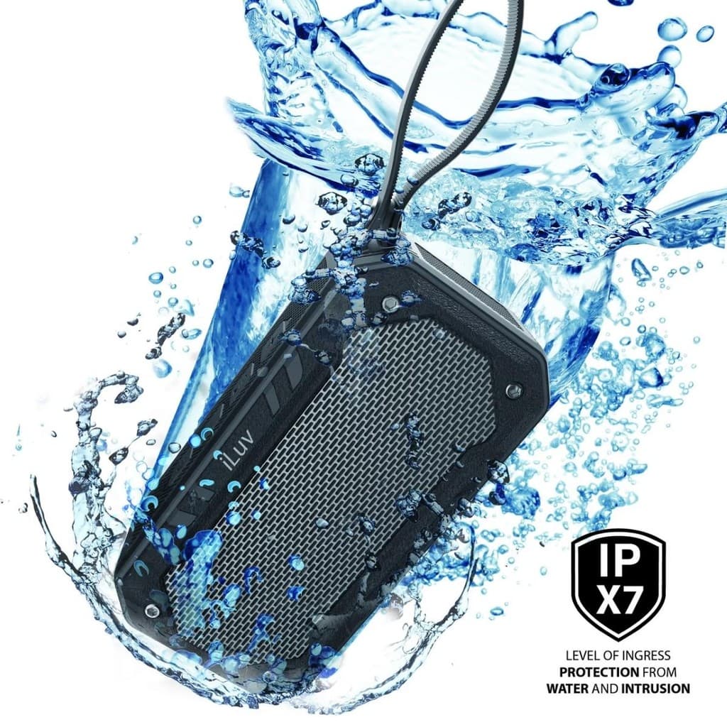 Caixa de Som Bluetooth Impact Portátil Resiste a Água Flutuante para Piscina Prova D'Água IPX7 ILuv