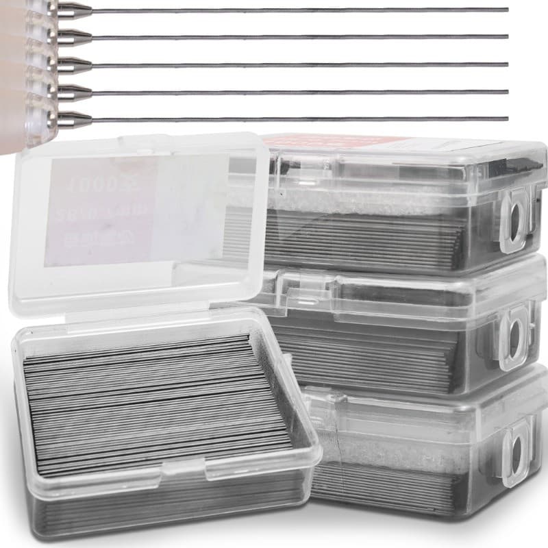 Kit De Recarga De Chumbo De Lápis 2B De 2000 Unidades Com Soluções De Armazenamento-0.5 Mm + 0.7 Tamanho Duplo , Concha