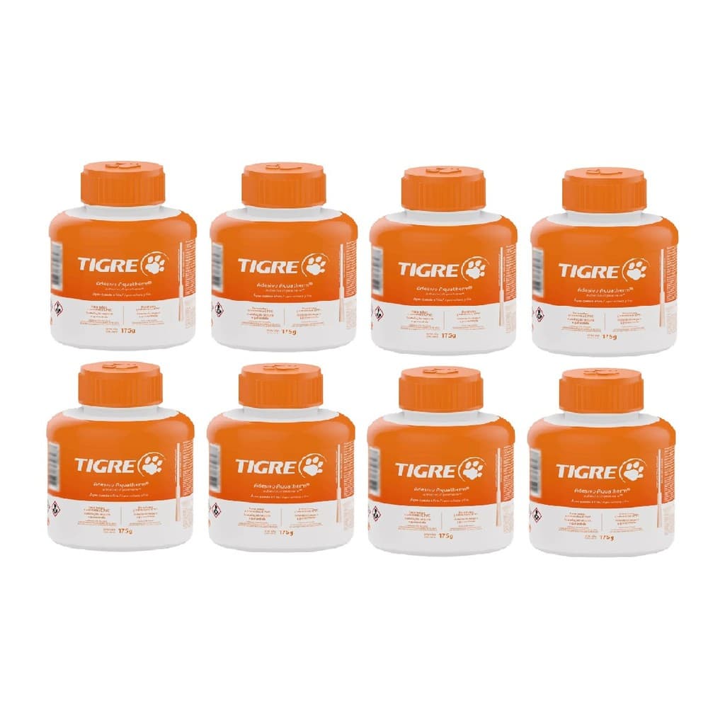 Kit 8 Adesivo Plástico Aquatherm Encanamento Tubos Pvc 175g Tigre