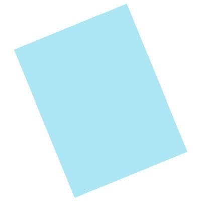 50 x Papel Cartolina Azul Claro 48x66