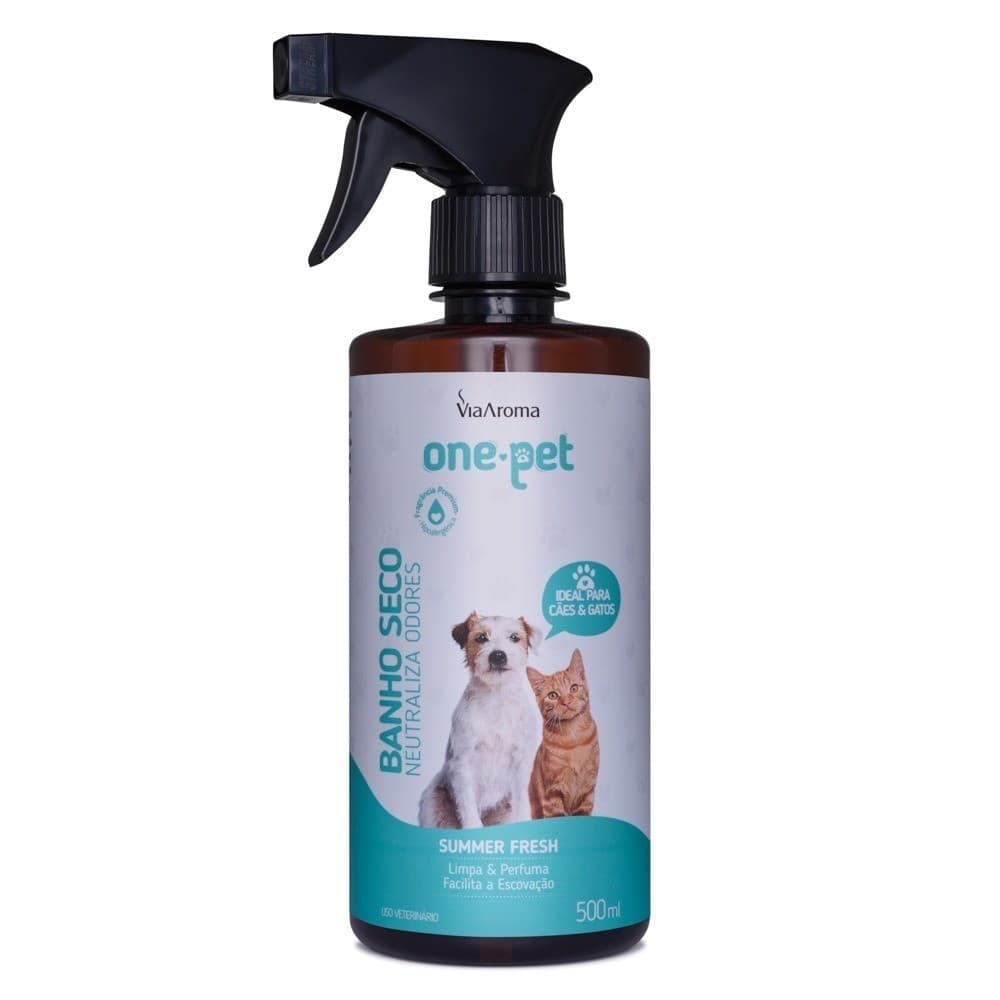 Banho a Seco para Pets One Pet Via Aroma 500ml