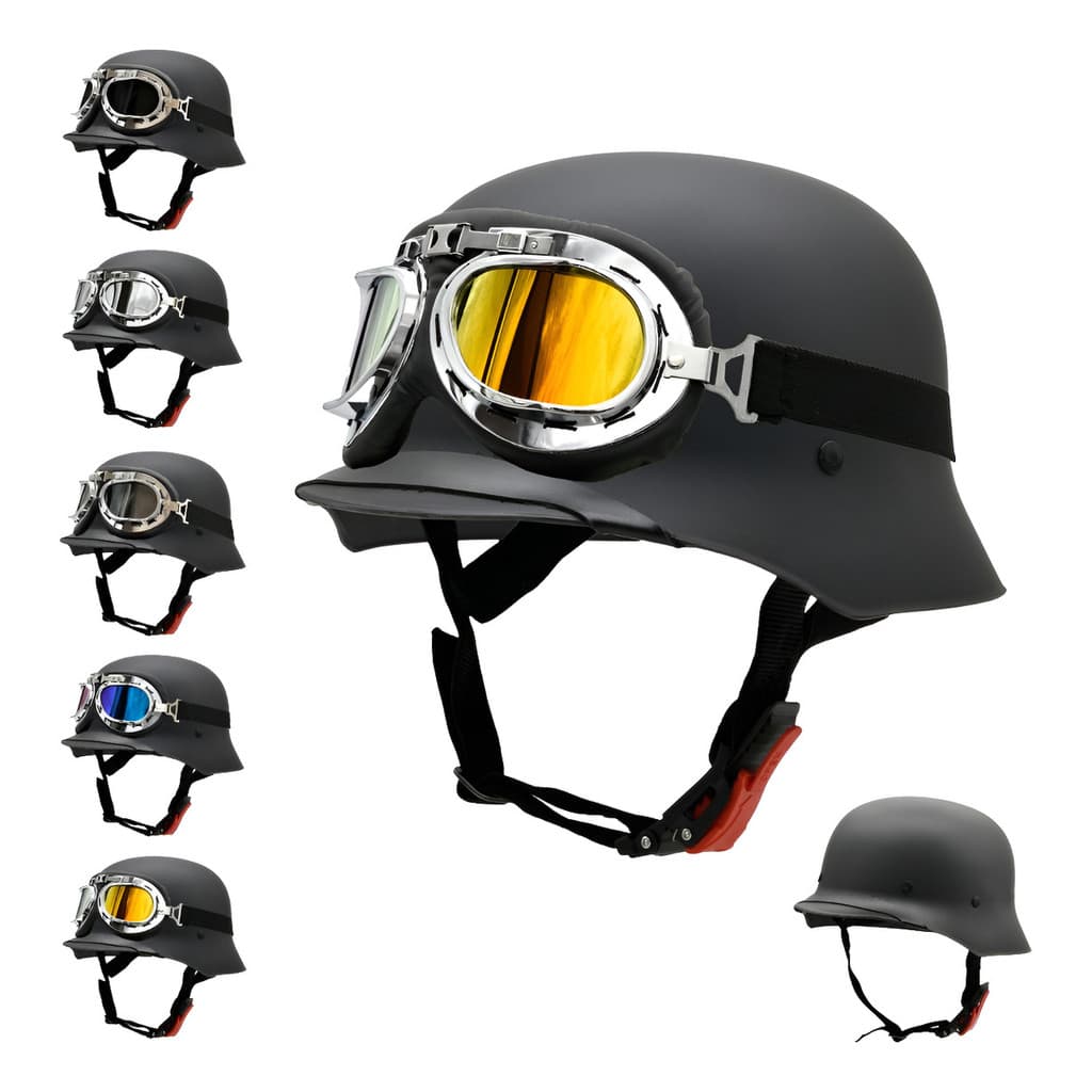 Capacete Coquinho Scooter E-bike Moto Elétrica War Óculos