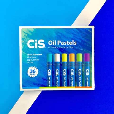Giz Oil Pastels Cis com 36 Cores - Giz Pastel Oleoso