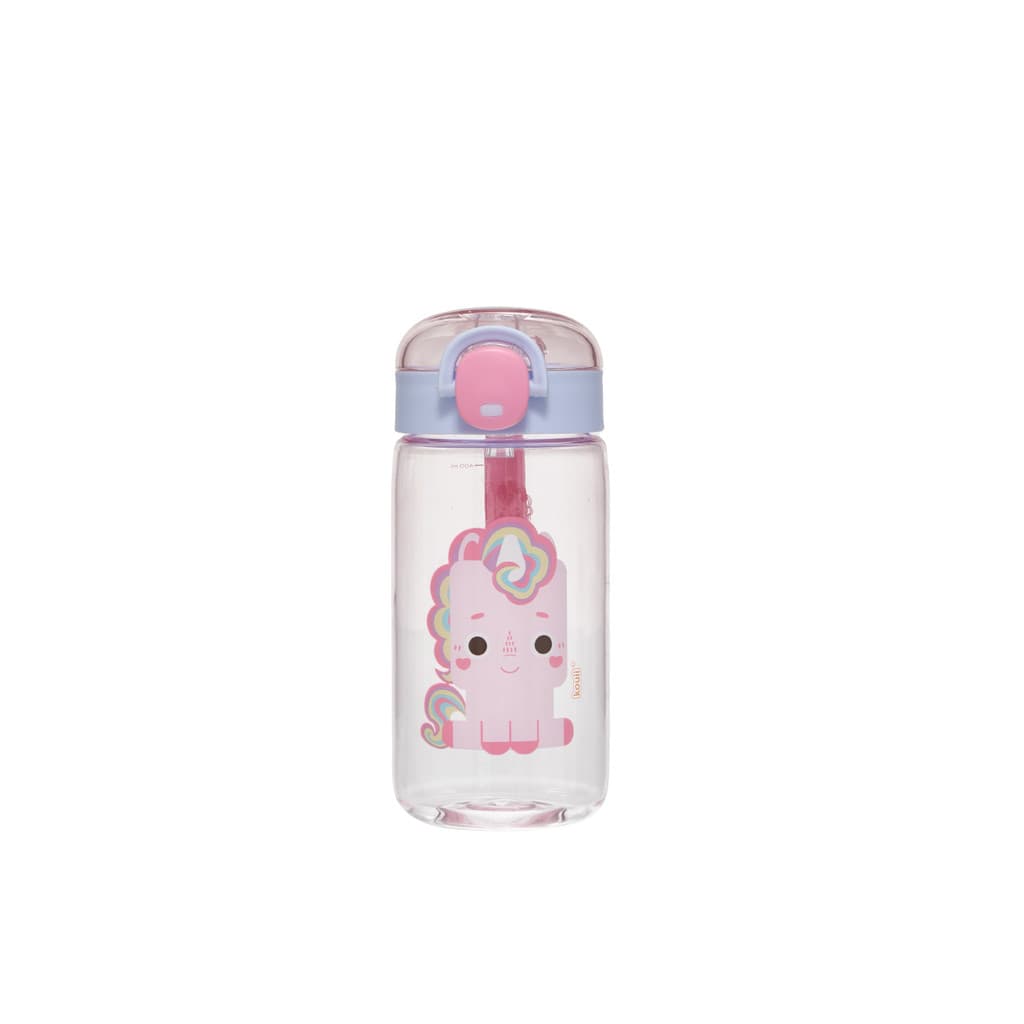 Garrafa Com Canudo Pacific Kouii 460ml Unicornio