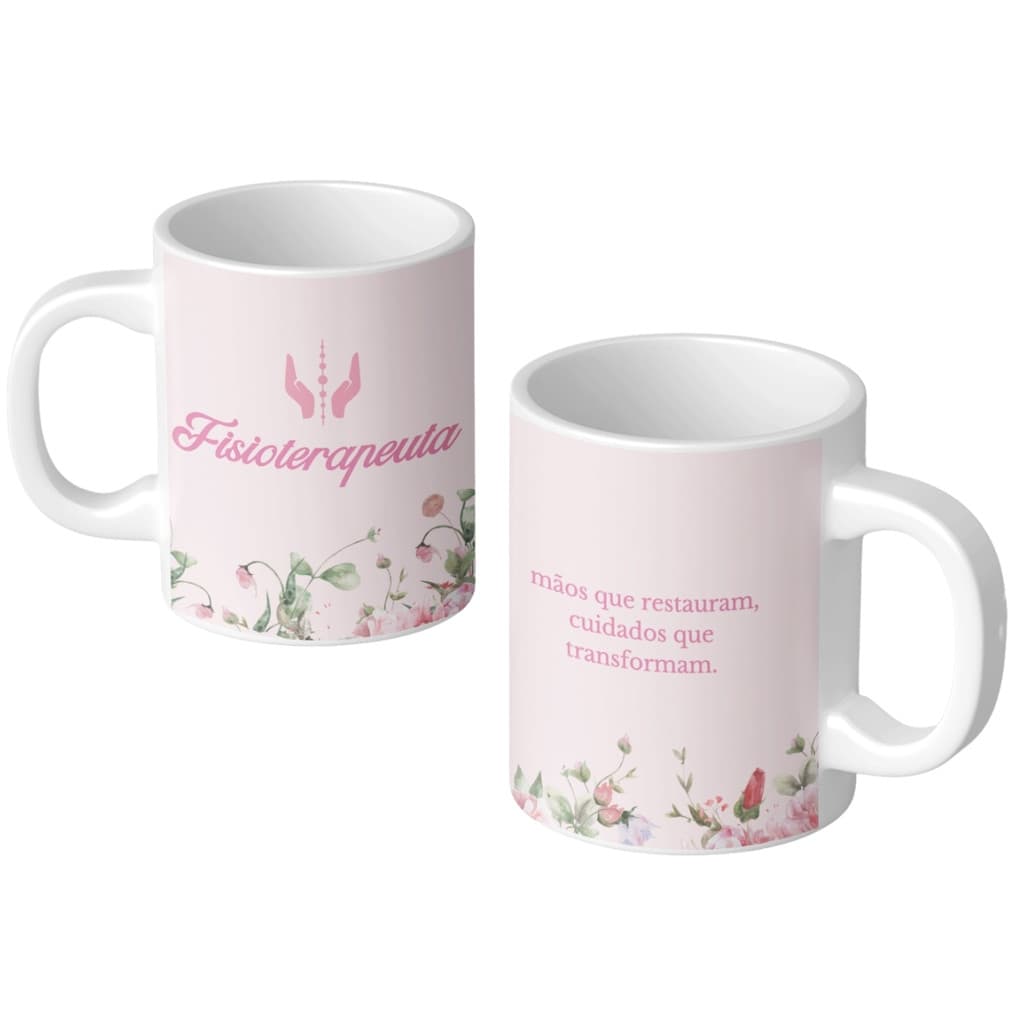 Caneca Fisioterapeuta com Frase Presente Especial
