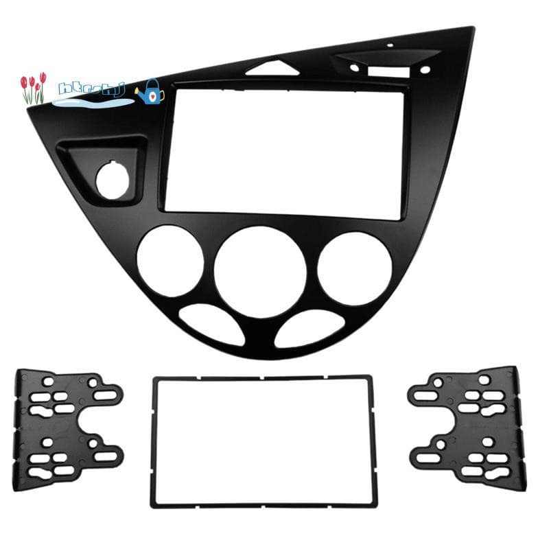 2 Din Rádio Fasica Para Focus/Fiesta Painel Estéreo Kit De Guarnição De Estrutura Facial LHD Reequipamento Instalação