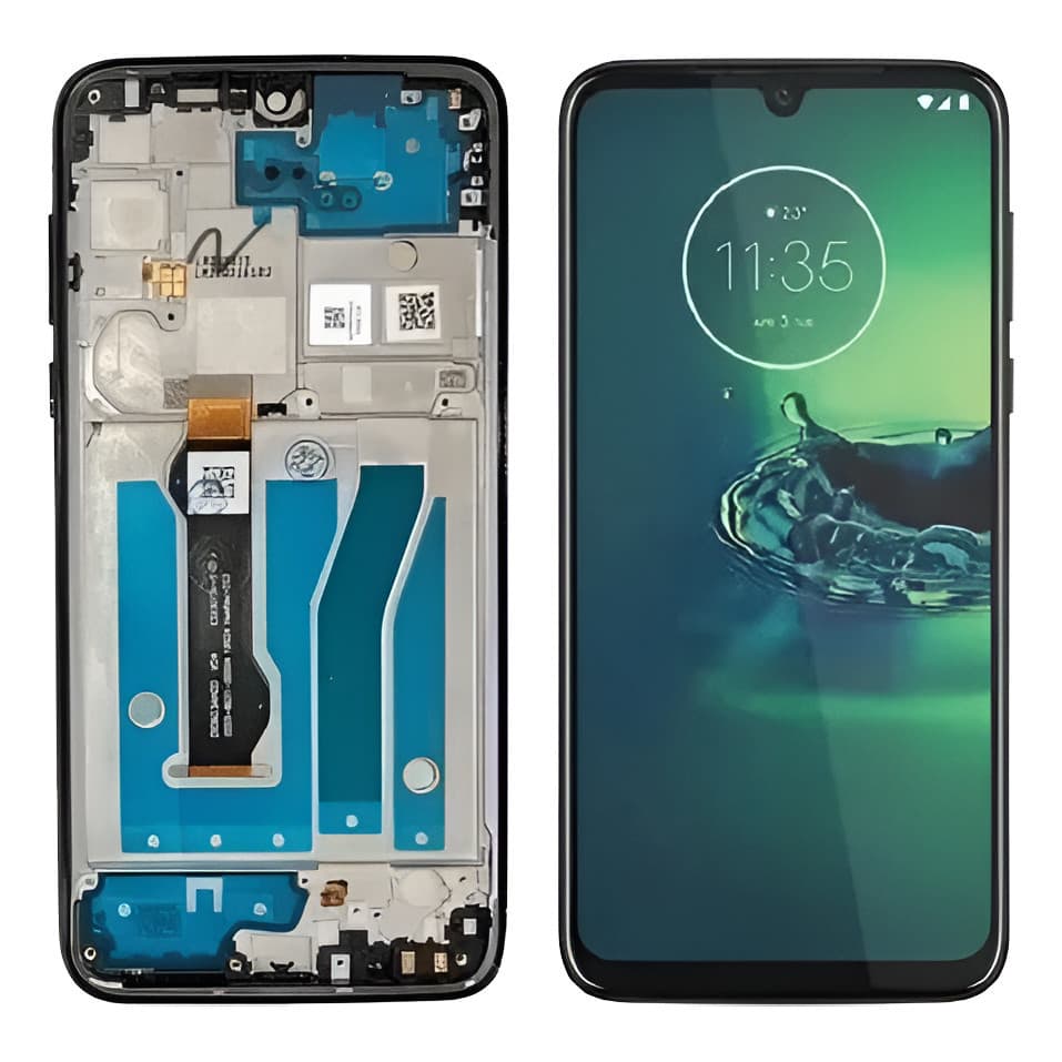 Tela Frontal Compativel Moto G8 Plus Xt2019 C/ Aro  Orig PREMIUM EX