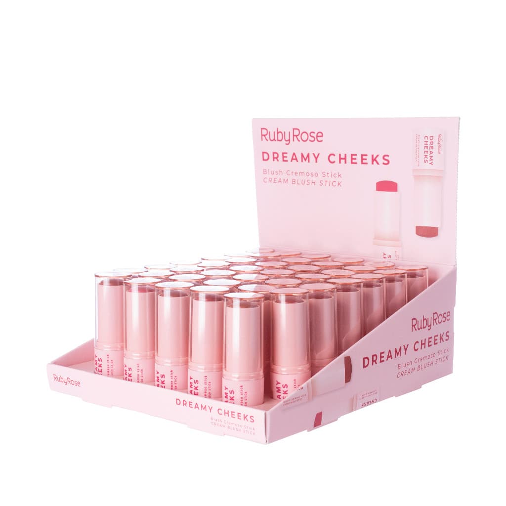 Blush Cremoso Stick Dreamy Cheeks Ruby Rose Lançamento-G1/G2