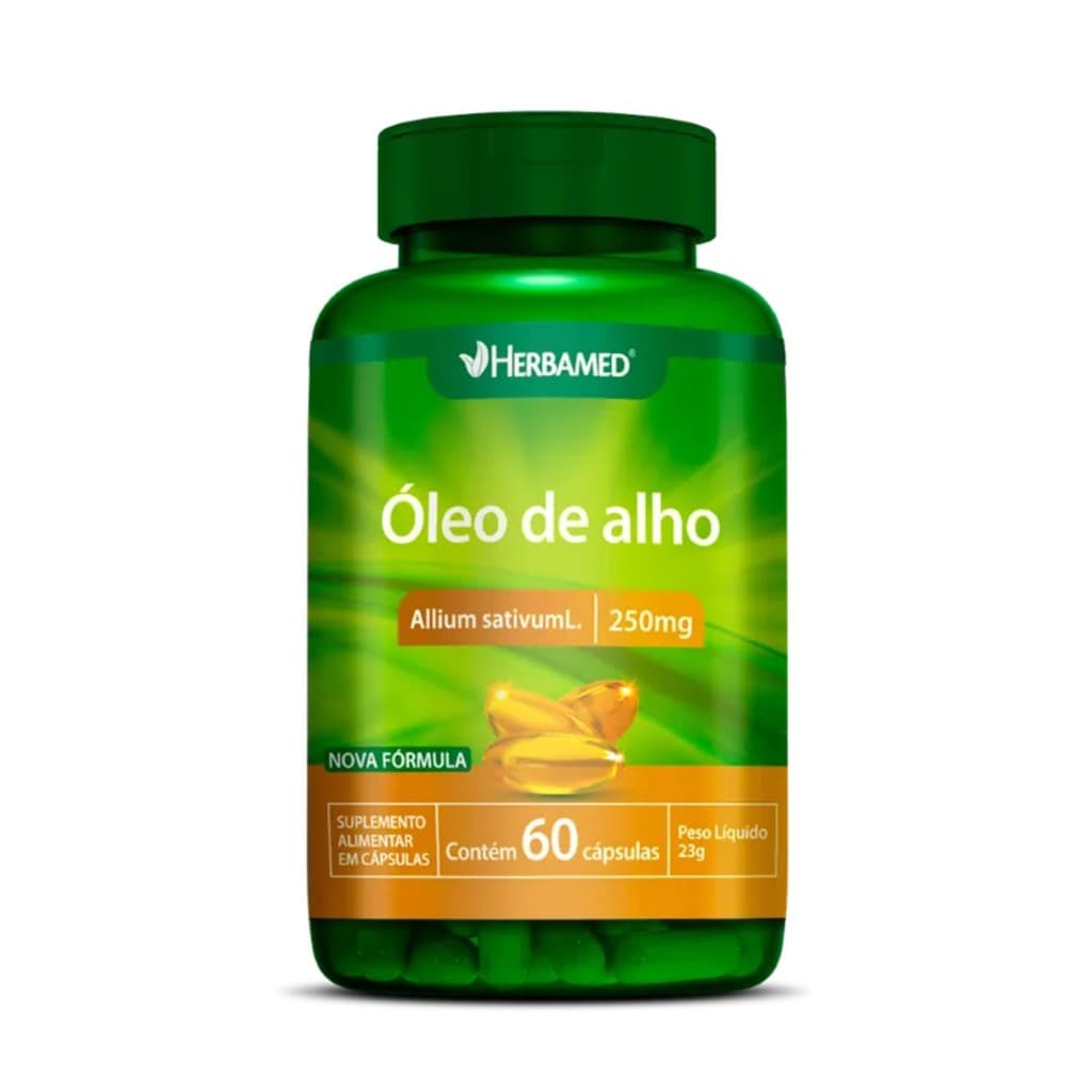 Óleo de Alho 250 mg 60 Cápsulas - Herbamed