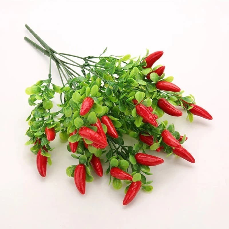 Planta e Flores Galho com frutas artificiais MY23052ml