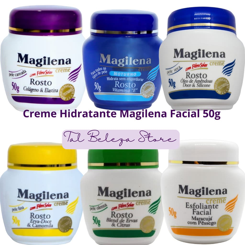 Creme Facial Magilena 50g Dia e Noite