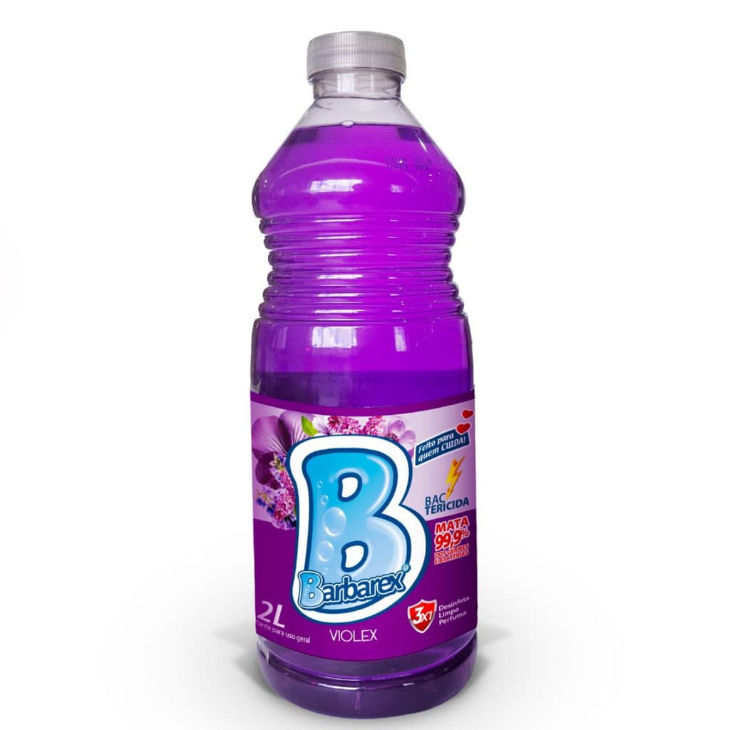Desinfetante Limpa Bactericida Perfume Violex Barbarex 2 lts