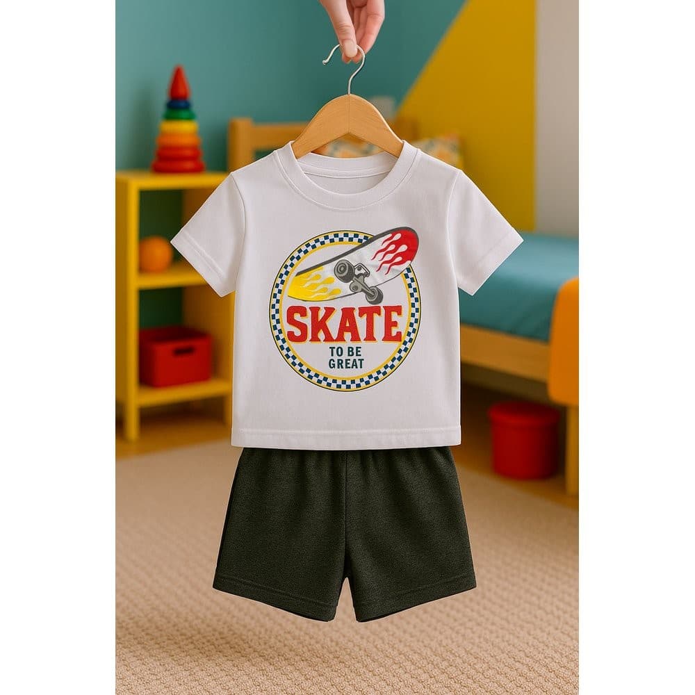 Conjunto Skate To Be Great  - Meia Malha e Moletinho