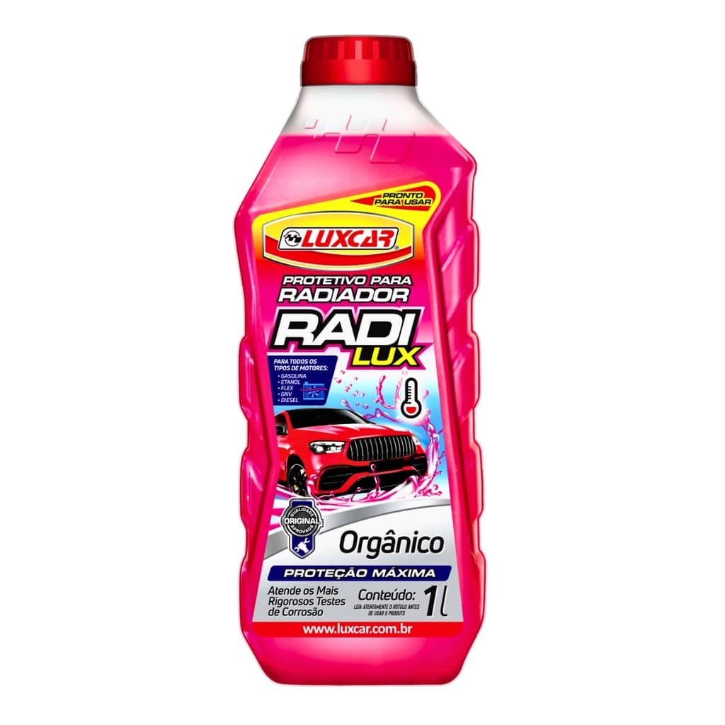 Protetivo para Radiador Radilux Pronto para Usar Orgânico Rosa 1 Litro