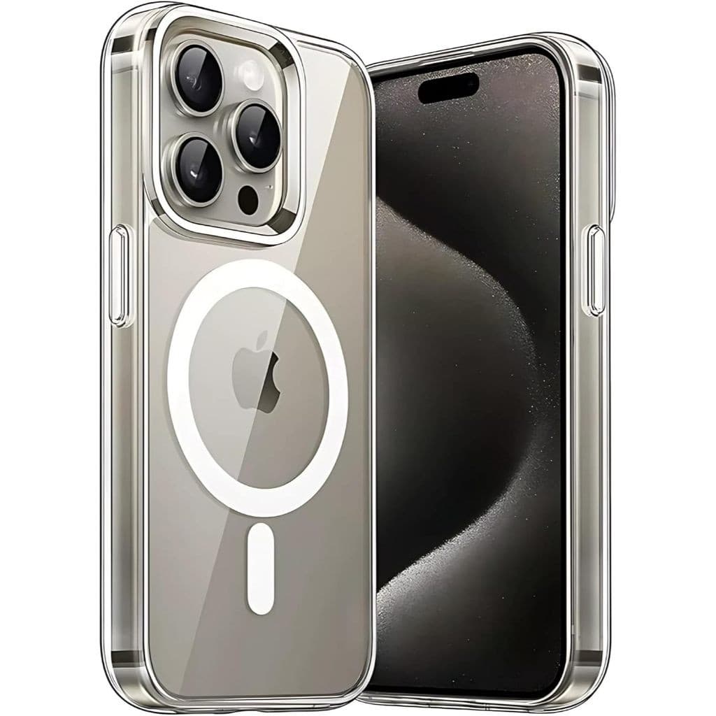 Capa CAPINHA Case Transparente Para iPhone 11 12 13 14 15 16 Promax e 16e com MagSafe