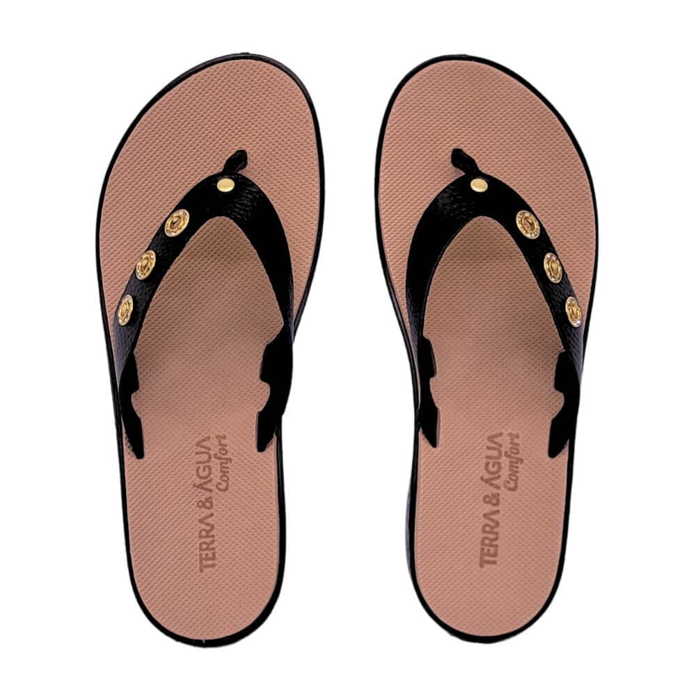 Chinelo de Dedo Feminino Confortável Leve Macio Ortopédico Esporão Palmilha EVA Terra e Água