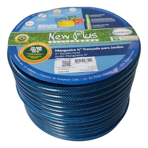 Mangueira Jardim Esguicho Reforcada Antitorcao 25m 1/2 Globaflex Luciflex