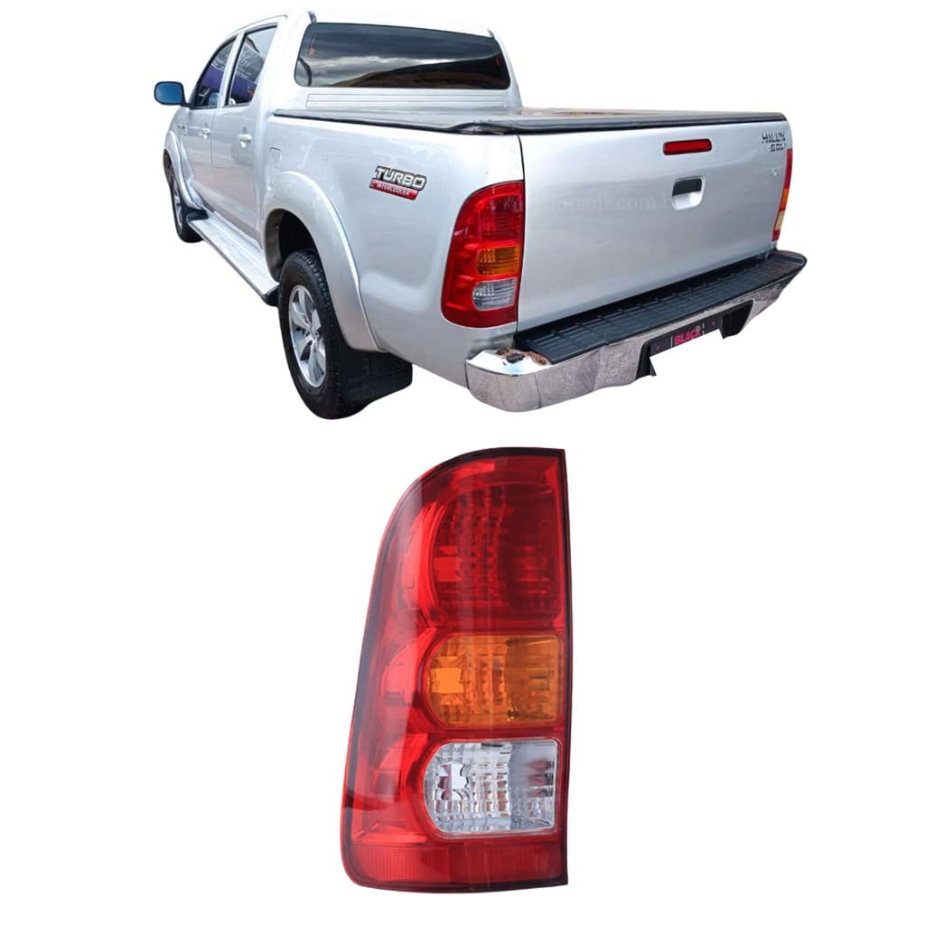 Lanterna Traseira Tricolor Hilux 2005/2011