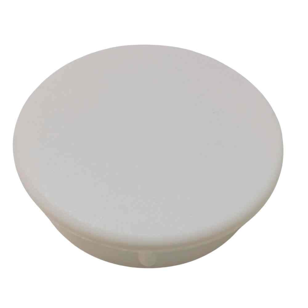 Ponteira Interna Branca para Tubo Redondo 2 Polegadas – Kit com 50 unidades