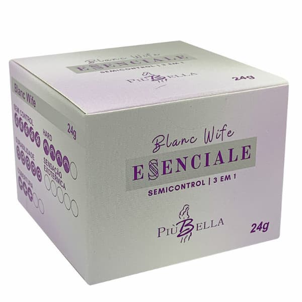 Gel Essenciale Piu Bella Blanc Wife 24g - Molde F1 Molde Russo Unhas