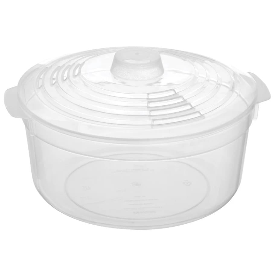 Panela para Microondas 2.6L com Tampa Furada BPA Free