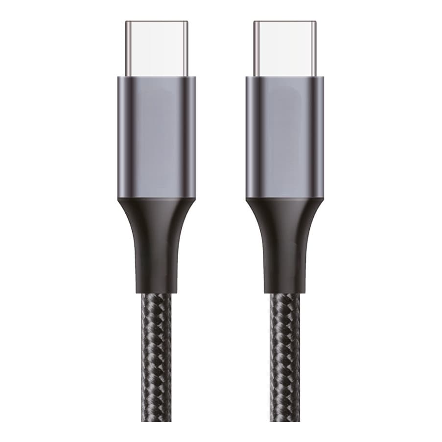 Cabo USB-C 3m 60W Turbo Tipo C Carregamento Rápido Nylon Reforçado para Notebook Samsung iPhone 15 16 17