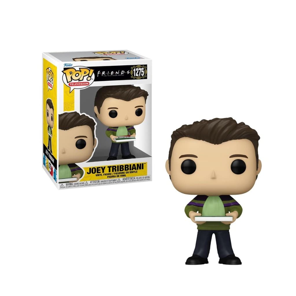 Boneco Funko Pop! Friends Joey Tribbiani com Pizza