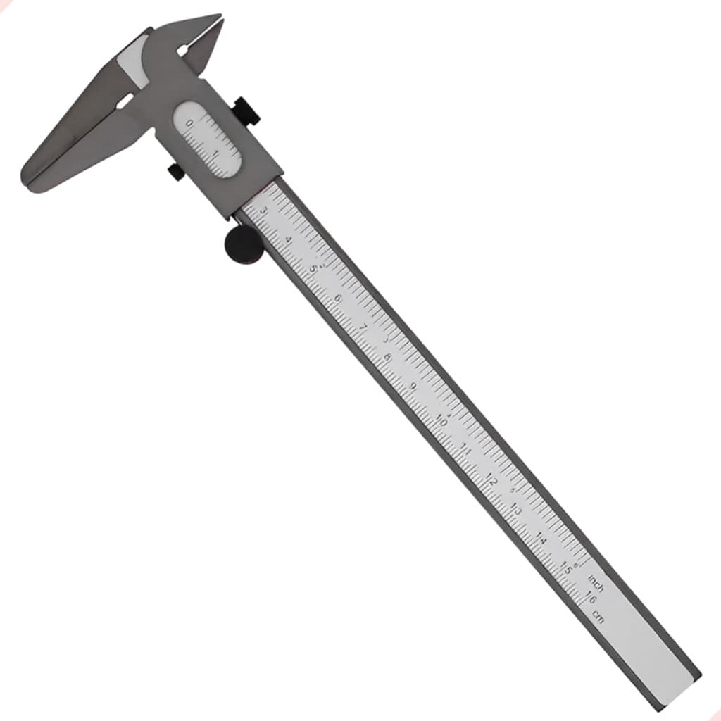Paquímetro Inox Manual 160mm 6 Universal Profissional