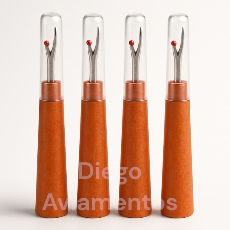 Abridor Casa De Botão Grande Desmanchador De Costura KIT 4 UNIDADES