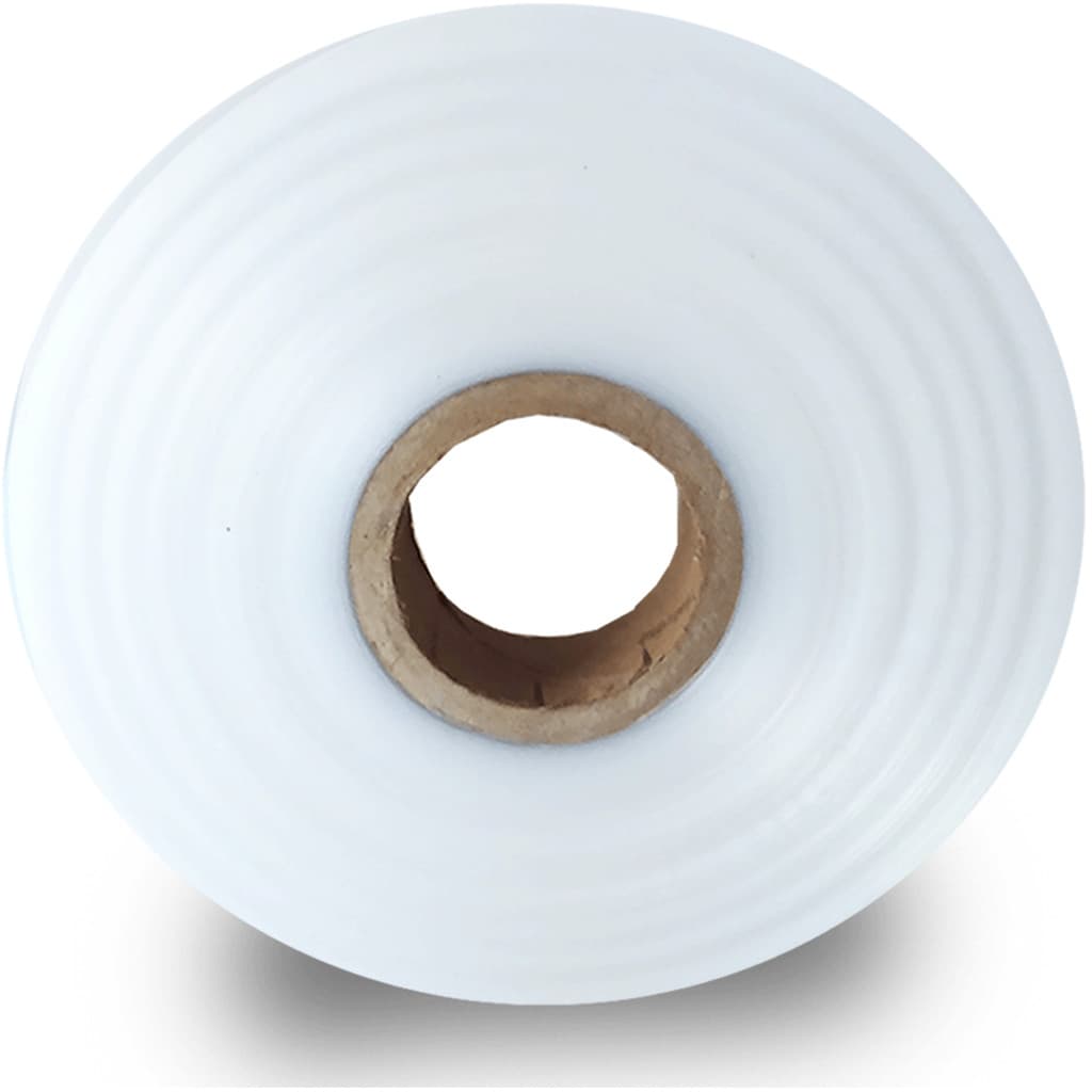 Bobina Plástica Tubular PEBD 4x0,09mm Transparente - Rolo 2kg | Embala Perfis Cabos Geladinho Sacolé