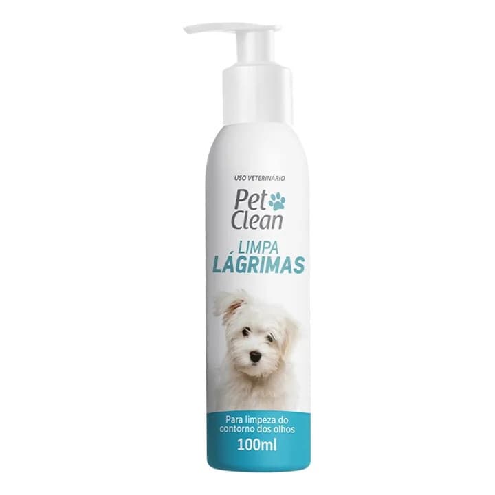 Limpa Lágrimas Limpador De Olhos Cães Gatos Pet Clean 100ml