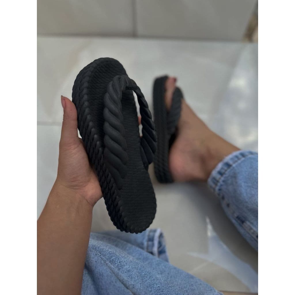 Chinelo 3 Tranças Feminino Plataforma Nuvem barato Ortopédico Macio Confortável verão praia conforto