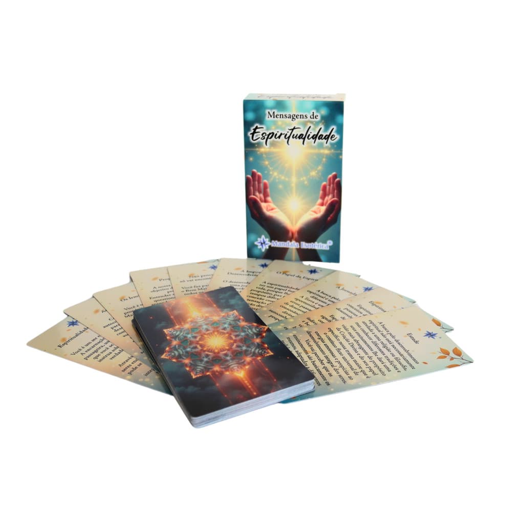 Mensagens de Espiritualidade Plástificado Mandala Esotérica