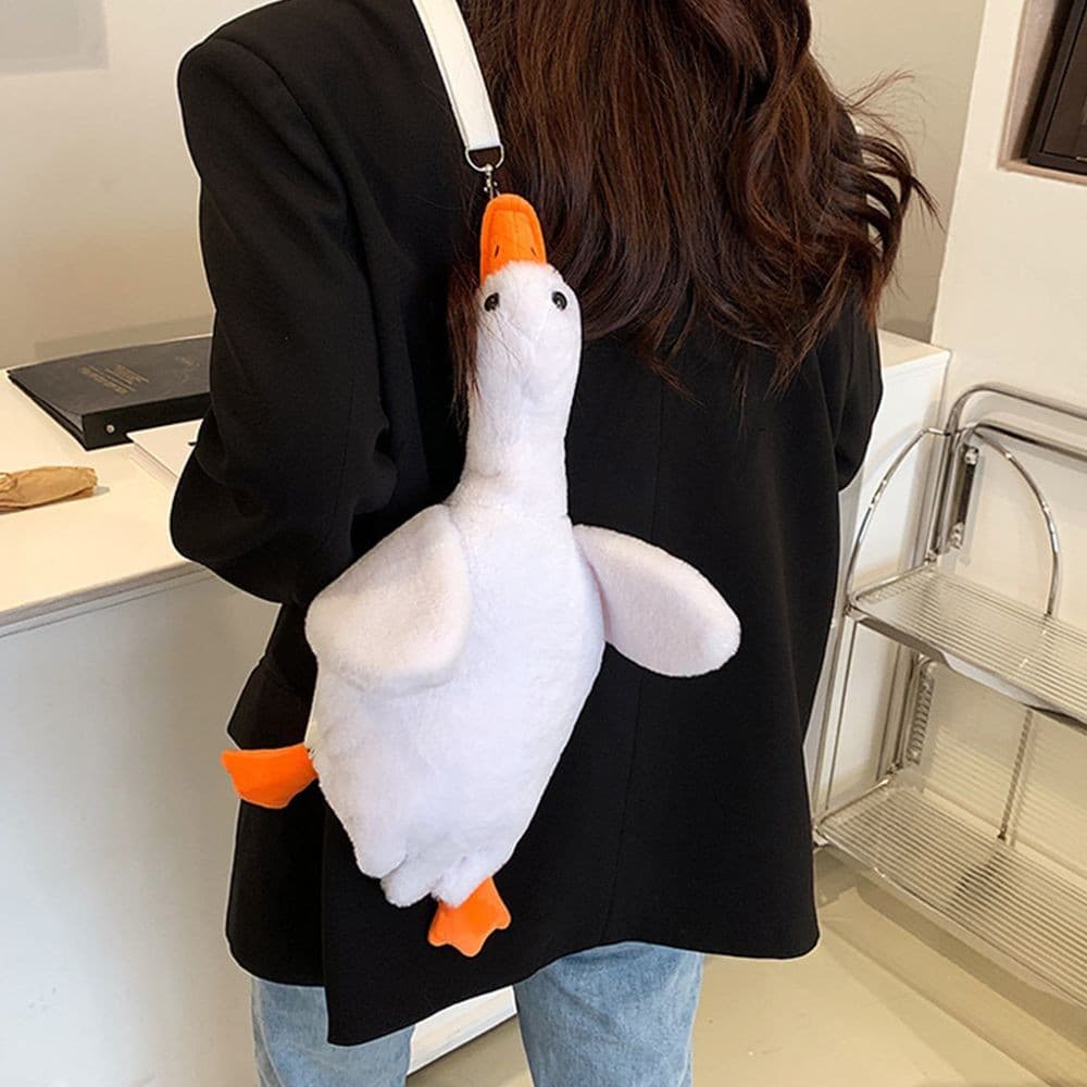 Pato De Pelúcia Menina Dos Desenhos Animados Boneca Verão Bonito Bolsa De Ombro Brinquedo Saco De Corpo Cruzado