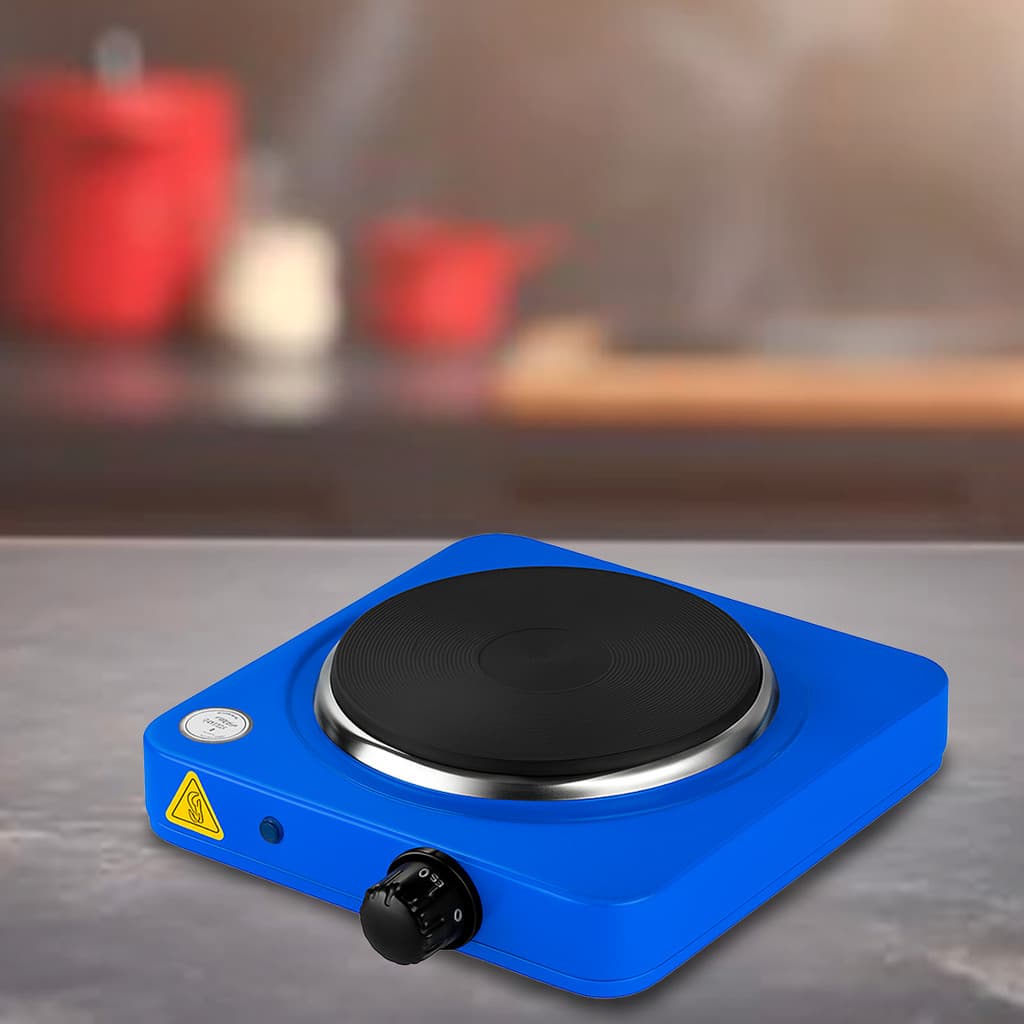 Fogão Elétrico de Mesa Um Prato Disco 110v ou 220v 1000w Portátil Fogareiro Camping