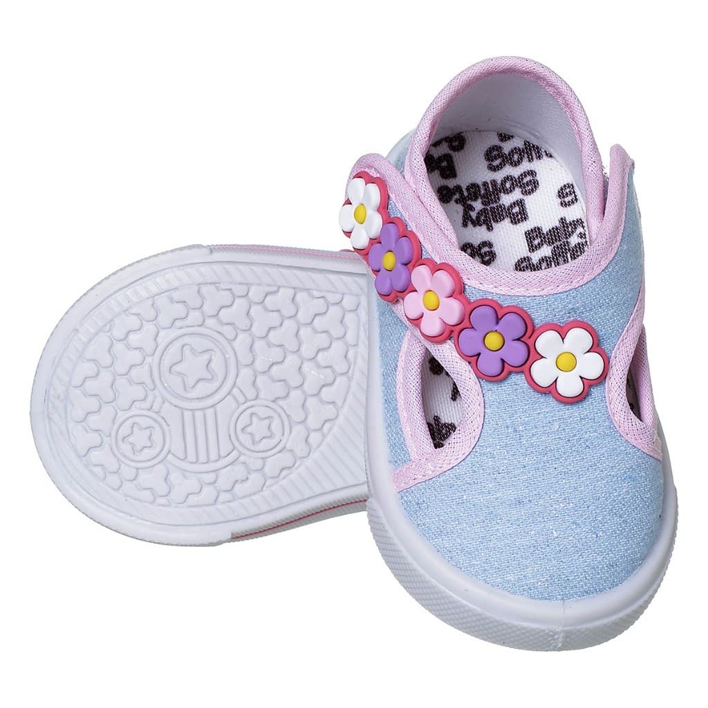 Tênis Infantil com Flores Solado Injetado e Conforto Garantido TSPI13