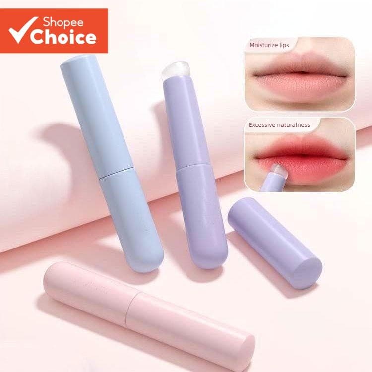 Pincel Labial De Silicone Com Capa , Portátil Para Batom , Mini Corretivo Mistura De Maquiagem