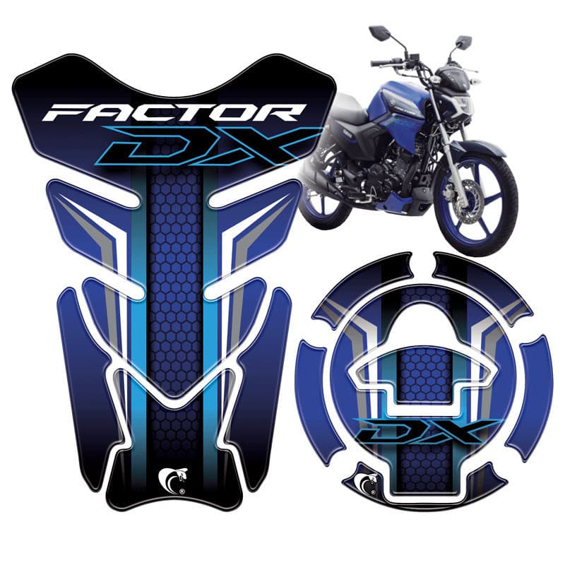 Protetor De Tanque Moto Factor Dx 2025 Azul