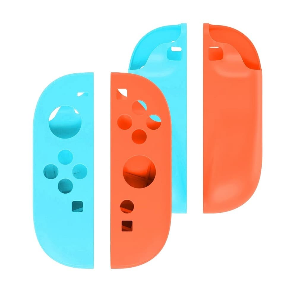 CAPA AZUL VERMELHO CASE JOYCON 2 ANTIDERRAPANTE NINTENDO SWITCH 2 SILICONE PROTEÇAO