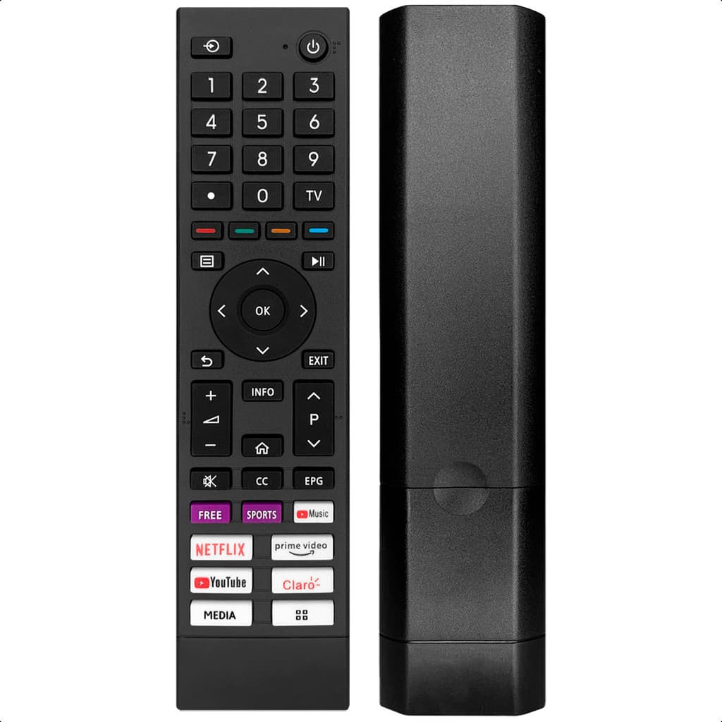 Controle Remoto Compatível Com Smart Tv Toshiba Netflix Youtube